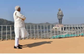 PM Modi inaugurates Statue of Unity, 31 October 2018