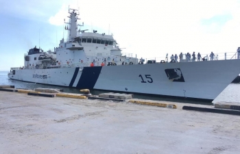 Visit of Indian Coast Guard Ship (ICGS) Shaunak to Brunei Darussalam