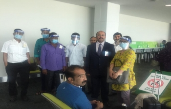 4th repatriation of stranded Indian nationals from Brunei to Coimbatore via a Royal Brunei Chartered Flight on 2nd October 2020