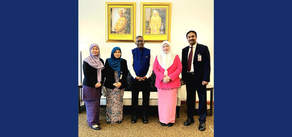 The High Commissioner-designate of India to Brunei Darussalam, His Excellency Shri Ramu Abbagani, arrived on 8 July 2025. He was graciously received by the Protocol Officers of the Ministry of Foreign Affairs of Brunei Darussalam