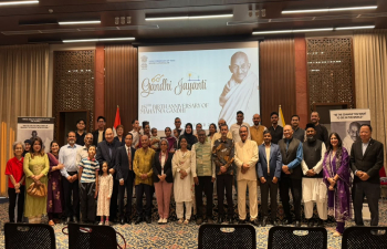 High Commission of India commemorates Gandhi Jayanti on 2 October 2026.